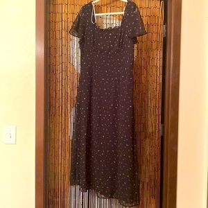 Never worn black midi formal dress